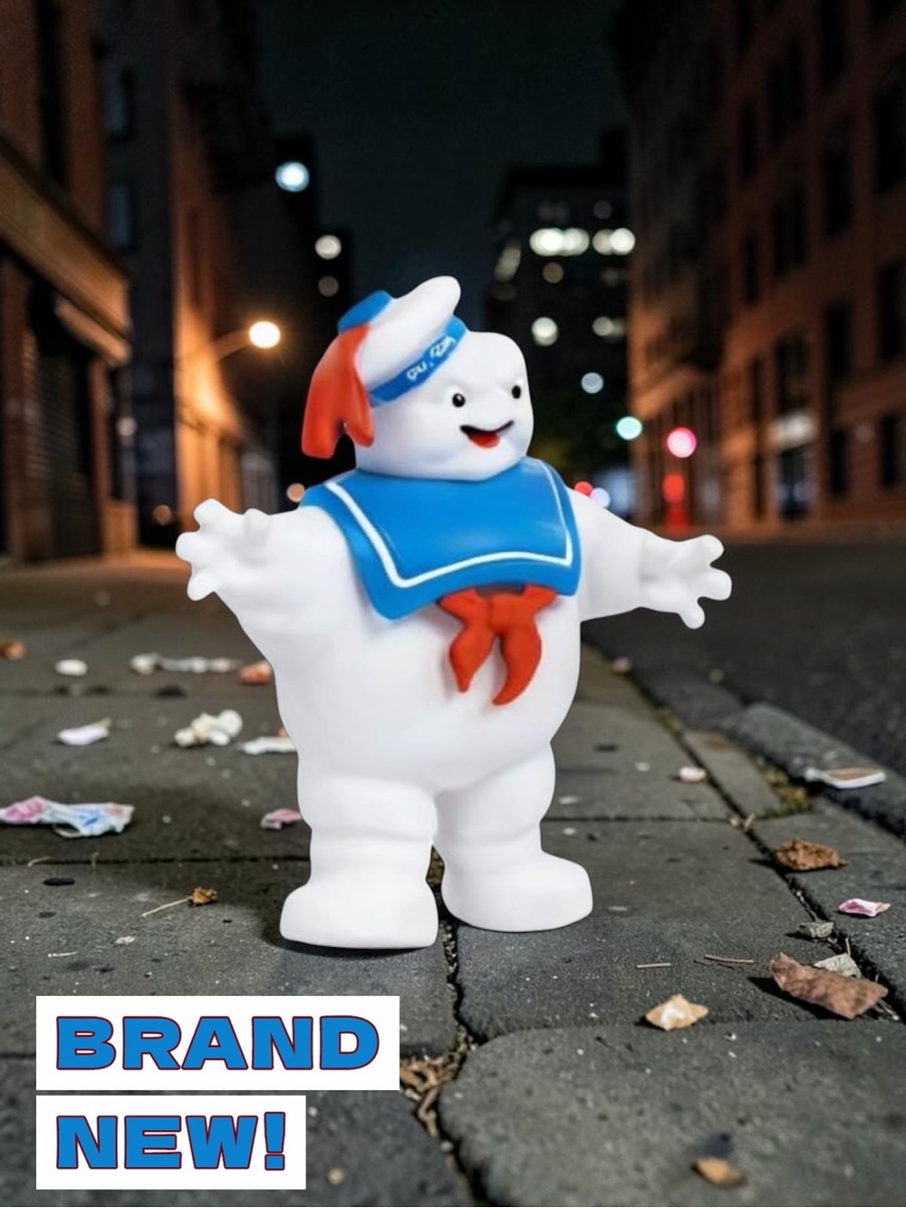 Heroes of Goo Jit Zu Ghostbusters Stay Puft Figure – Stretchy Squishy Toy